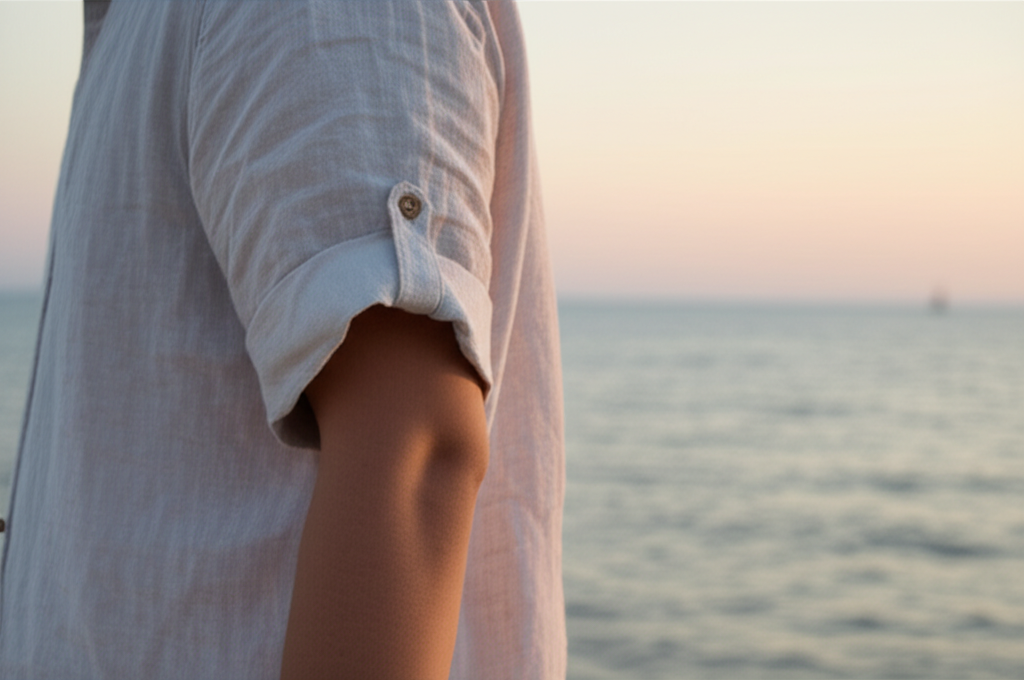 Camisa Casual de Lino